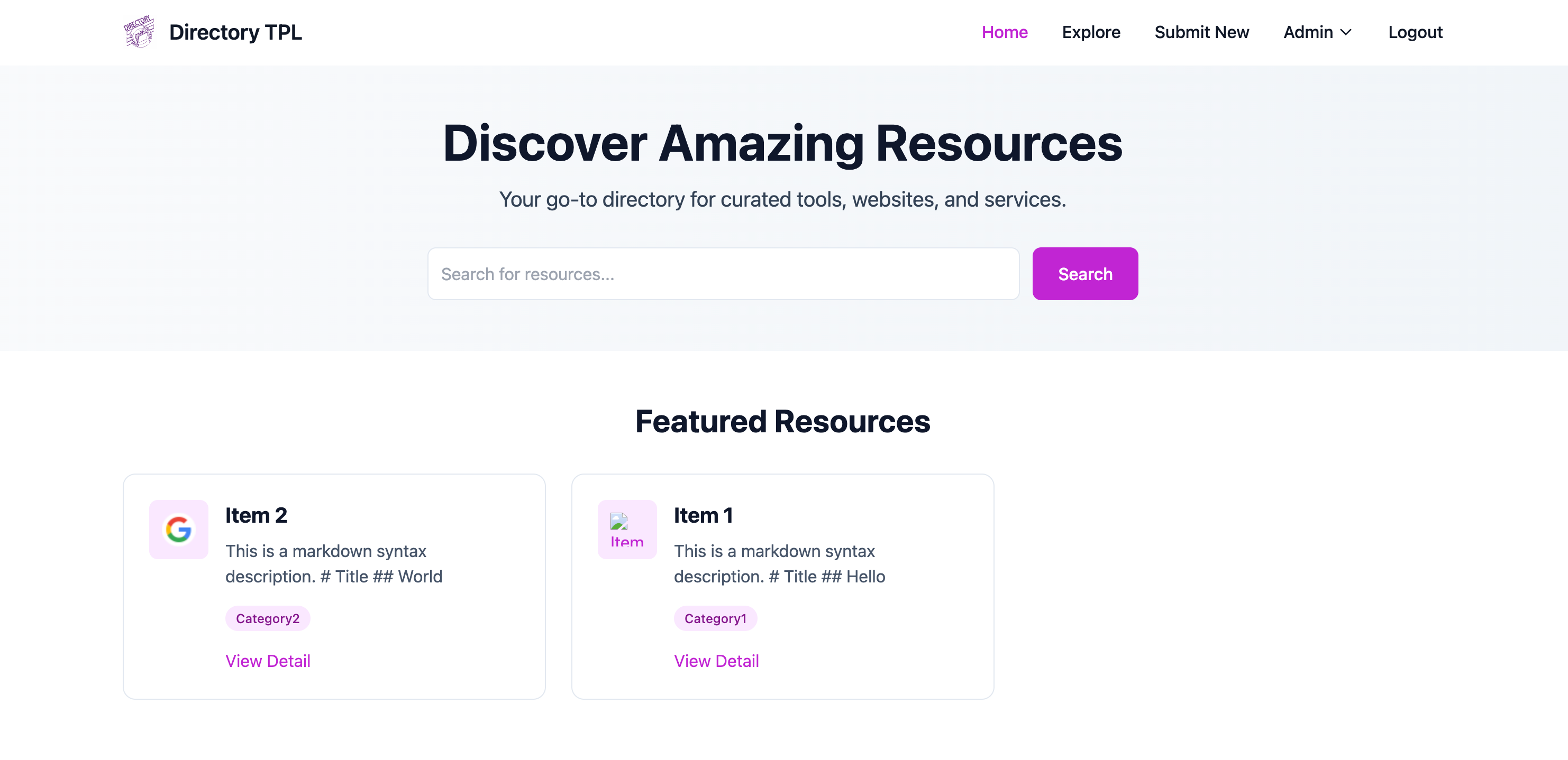 directory